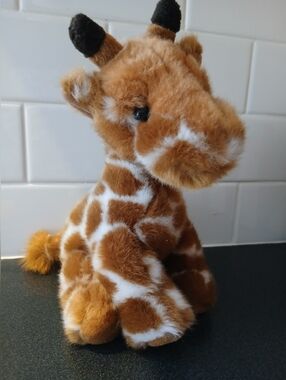 2/$14 Vintage Plush Giraffe Stuffed Toy Beanie Animal Kids Russ Longfellow